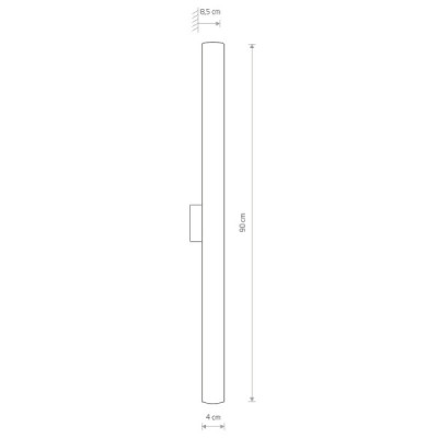 Nowodvorski Ice Tube LED M A - kinkiet łazienkowy