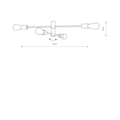 Nowodvorski Rotor IV PL - plafon