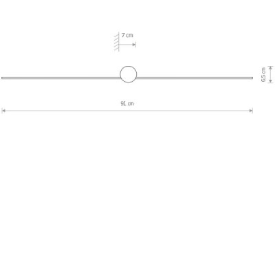 Nowodvorski Pin LED M - kinkiet