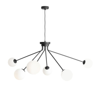 Aldex Holm 6 black - lampa wisząca