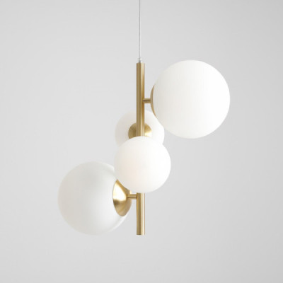 Aldex Bloom 4 brass - lampa wisząca