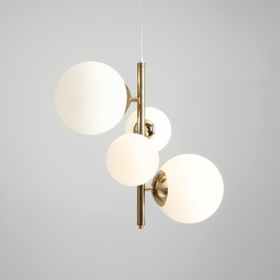 Aldex Bloom 4 gold - lampa wisząca