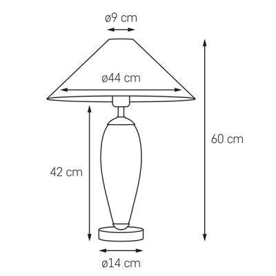 Kaspa Rea Clear lampa biurkowa