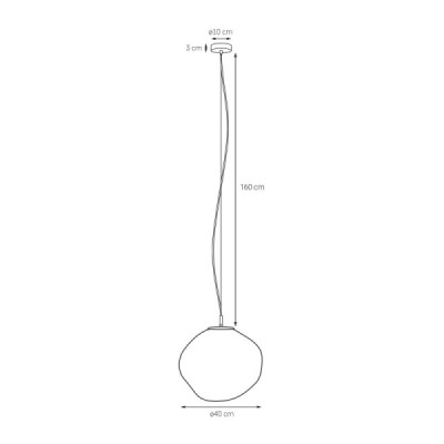 Kaspa Cloe L - lampa wisząca, szklane kule