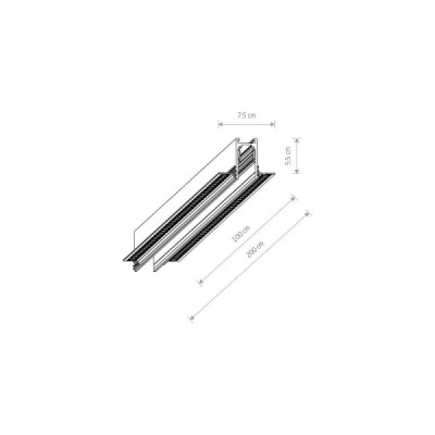 Nowodvorski LVM RECESSED TRACK 1M 10156 - system magnetyczny