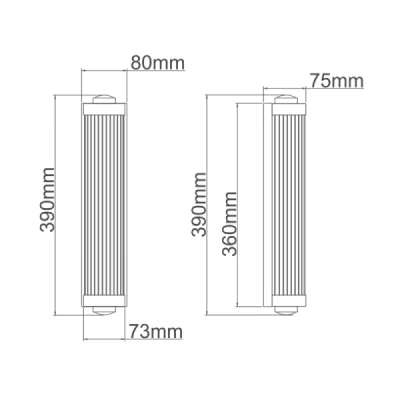 Orlicki Design Fumi Parette Cromo IP44