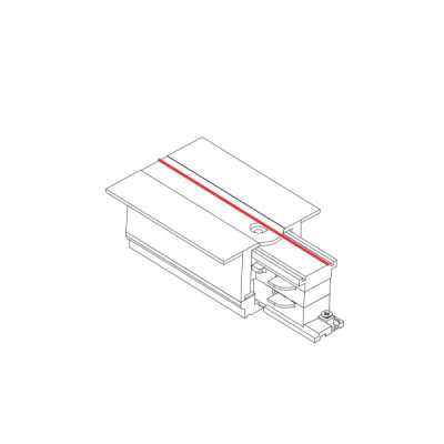 Nowodvorski Ctls recessed power end cap, left (pe-l) 8234