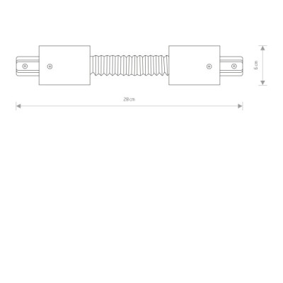 Nowodvorski Profile recessed flex connector 8384