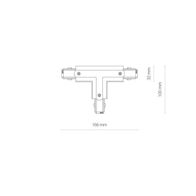 Nowodvorski Ctls power t connector, right 2 (t-r2) 8703