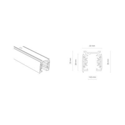 Nowodvorski Ctls track 3 circuit 1m 8714