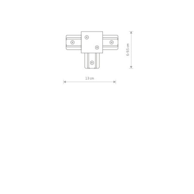 Nowodvorski Profile recessed t connector 8835