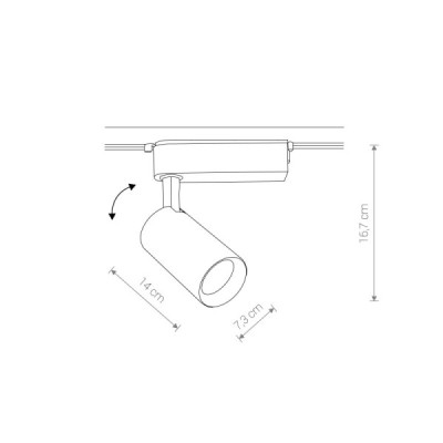 Nowodvorski Profile iris led 30w 9008