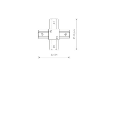 Nowodvorski Profile x connector 9188