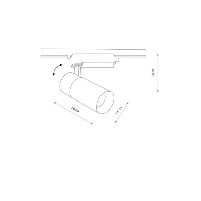 Nowodvorski Profile tinos led 30w 10375