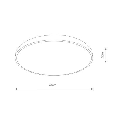 Nowodvorski Agnes round led 8208