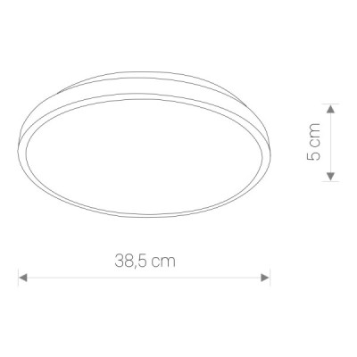 Nowodvorski Agnes round led 8207