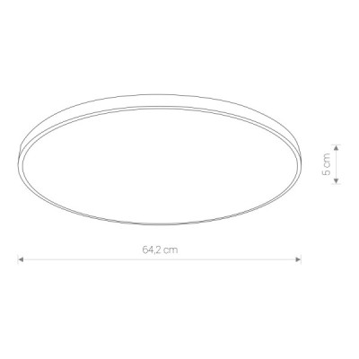 Nowodvorski Agnes round led 8206