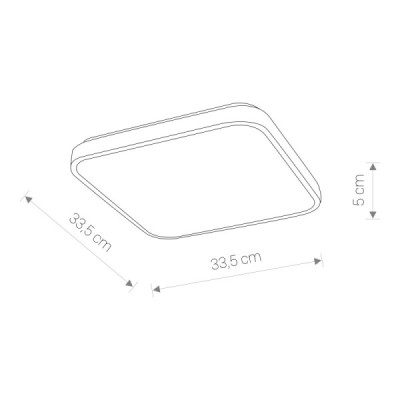 Nowodvorski Agnes square led 8138