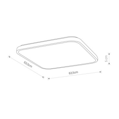 Nowodvorski Agnes square led 8111