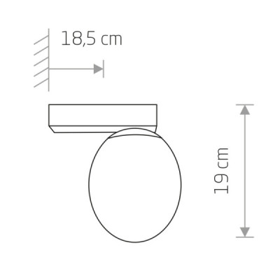 Nowodvorski Ice egg c 8132